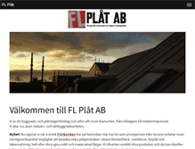 Tablet Screenshot of flplat.se